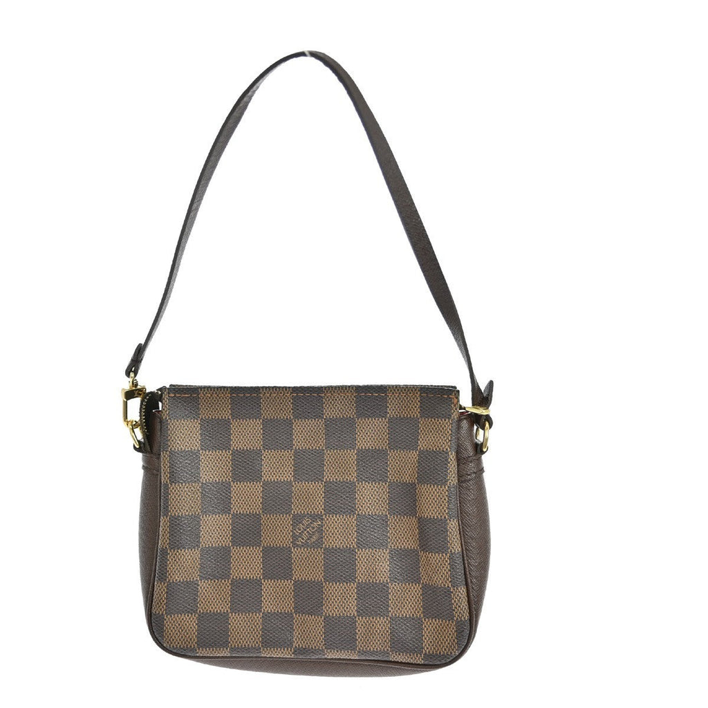 Louis Vuitton Trousse Make Up Bag Damier Canvas Brown Canvas Clutche & Pouche Bag (Pre-Owned)