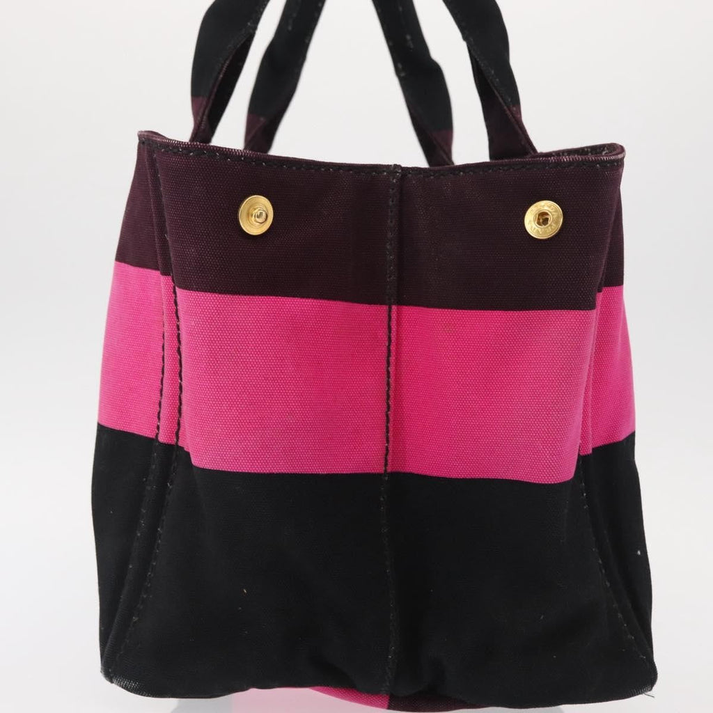 Prada Canapa Tote Canvas Pink Canvas Tote Bag Bag (Pre-Owned)