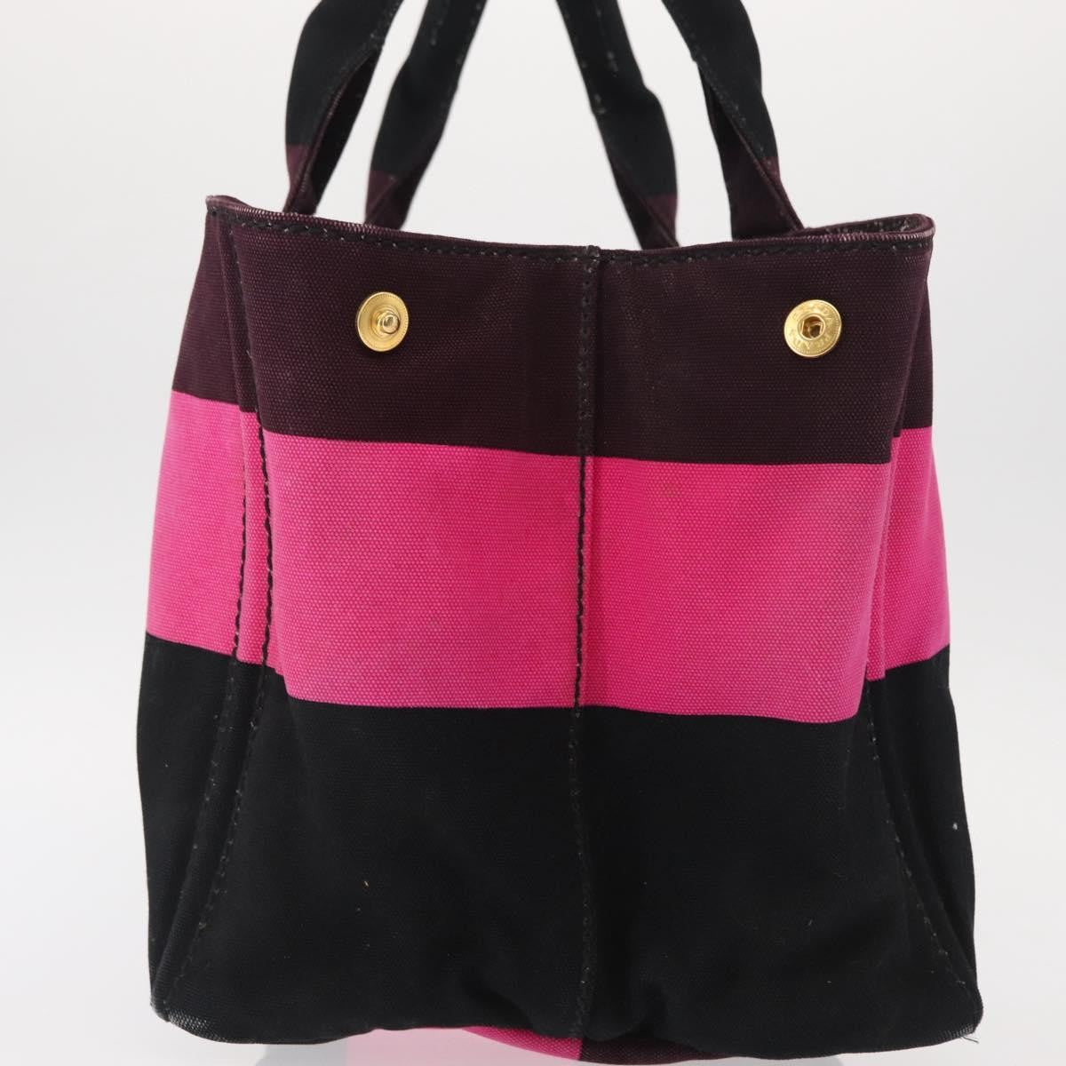 Prada Canapa Tote Canvas Pink Canvas Tote Bag Bag (Pre-Owned)