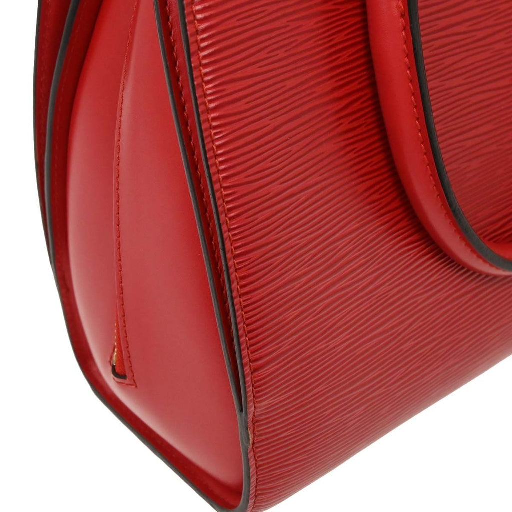 Louis Vuitton Pont Neuf Handbag Epi Leather Red Leather Handbag (Pre-Owned)