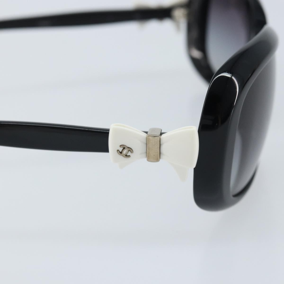 Chanel Logo Cc Sunglasses Plastic Black Plastic Sunglasse Accessory (Pre-Owned)
