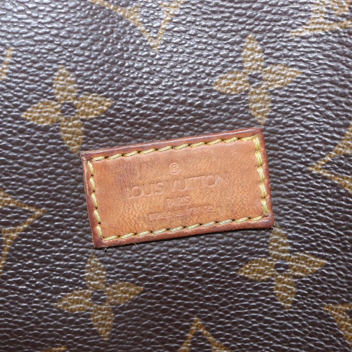 Louis Vuitton Saumur Handbag Monogram Canvas Brown Canvas Shoulder Bag Bag (Pre-Owned)
