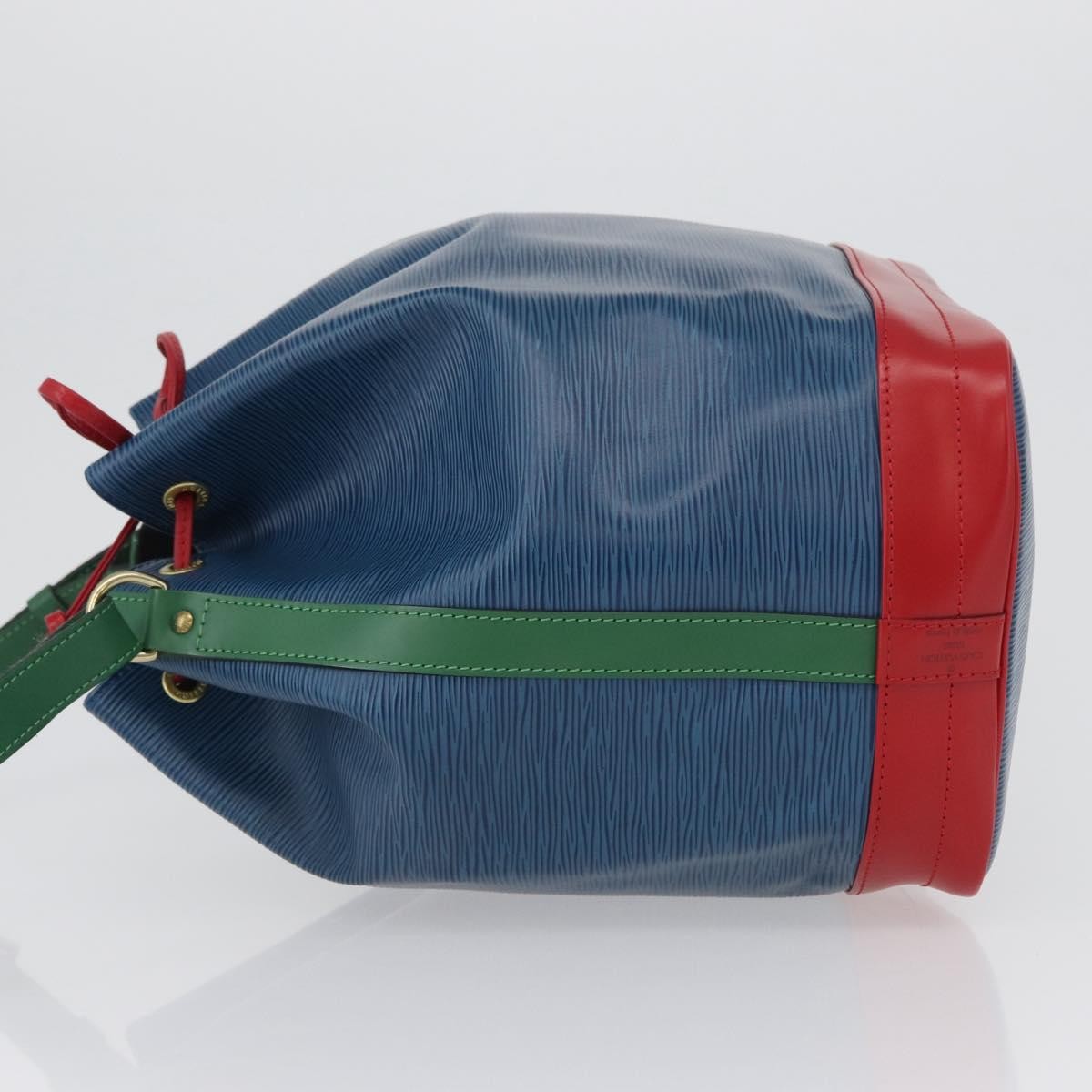 Louis Vuitton Tricolor Noe Handbag Epi Leather Blue Leather Shoulder Bag Bag (Pre-Owned)