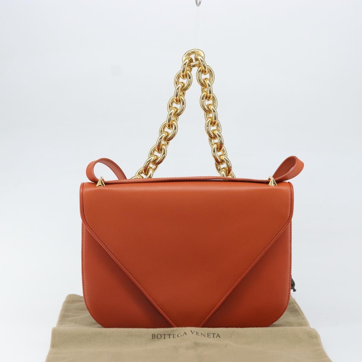 Bottega Veneta Mount Shoulder Bag Leather Brown Leather Shoulder Bag Bag (Pre-Owned)