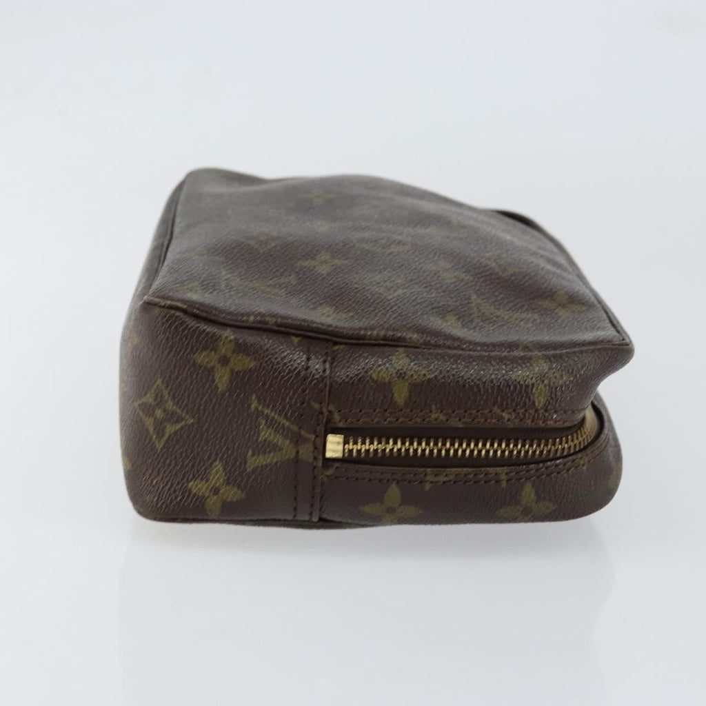 Louis Vuitton Trousse Toiletry Pouch Monogram Canvas Brown Canvas Toiletry Case Accessory (Pre-Owned)