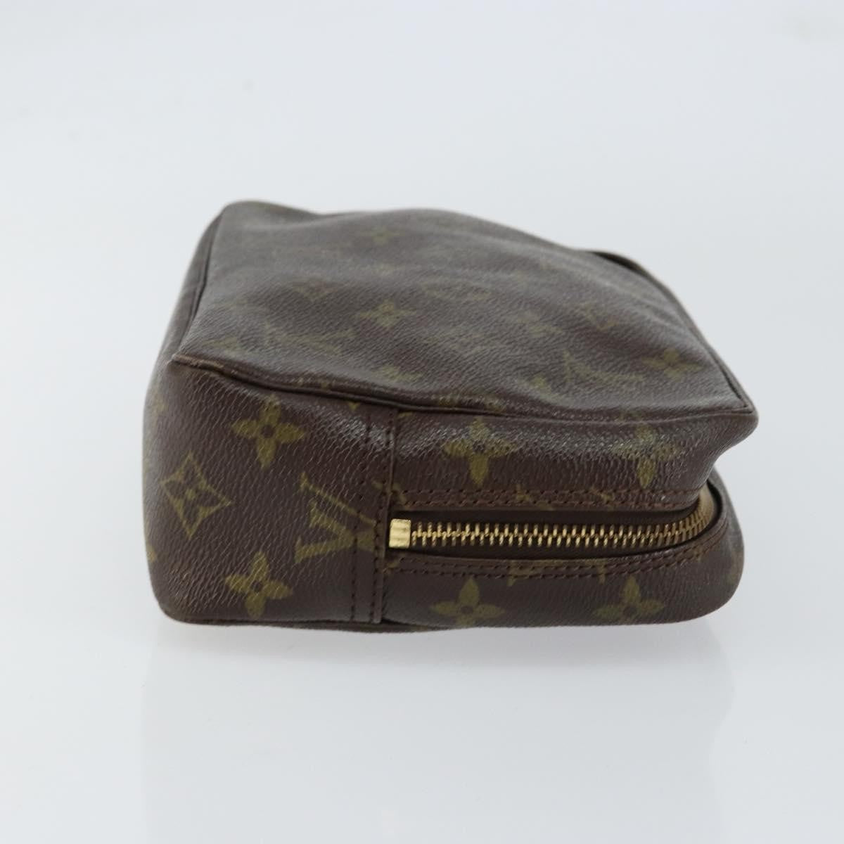 Louis Vuitton Trousse Toiletry Pouch Monogram Canvas Brown Canvas Toiletry Case Accessory (Pre-Owned)