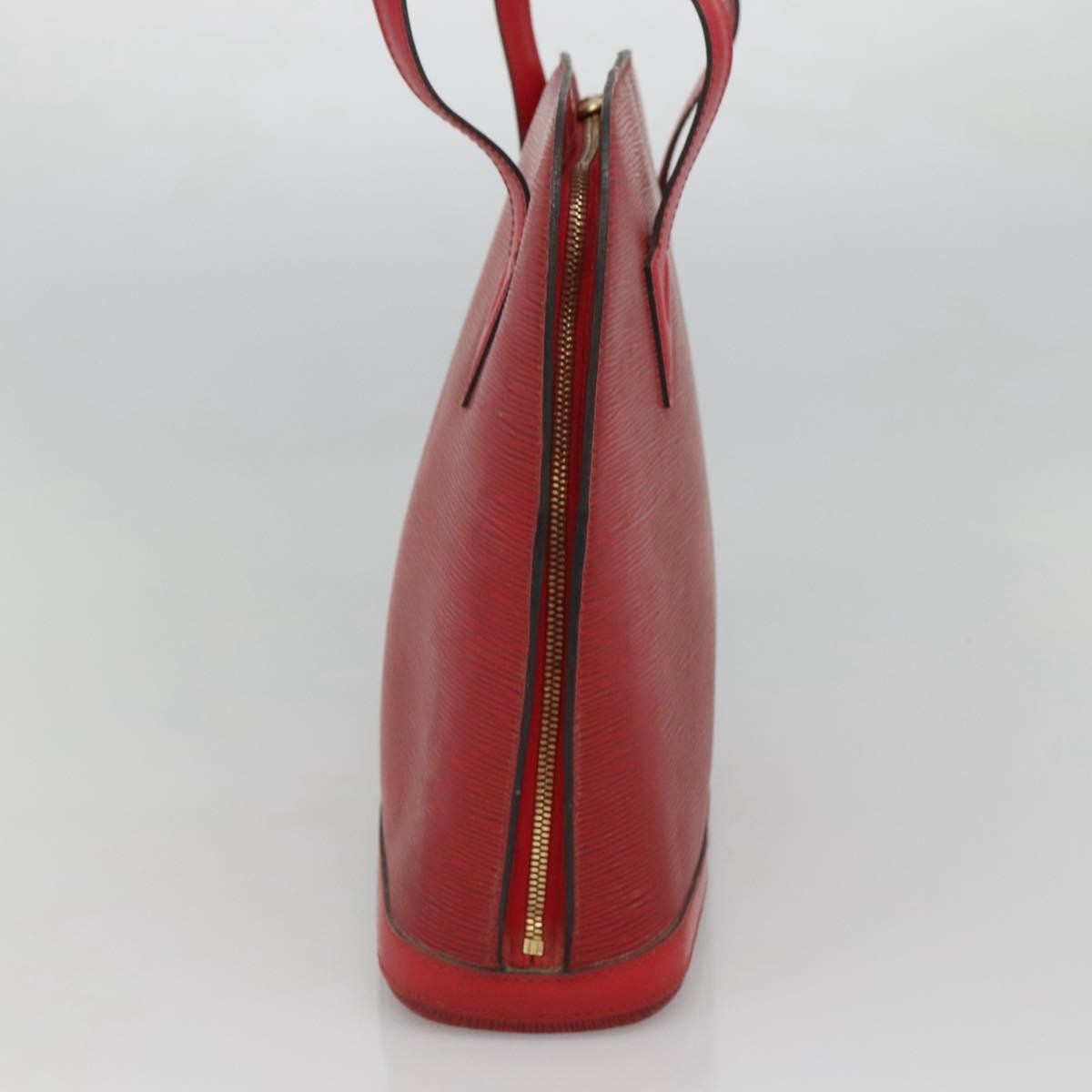 Louis Vuitton Lussac Handbag Epi Leather Red Leather Shoulder Bag Bag (Pre-Owned)