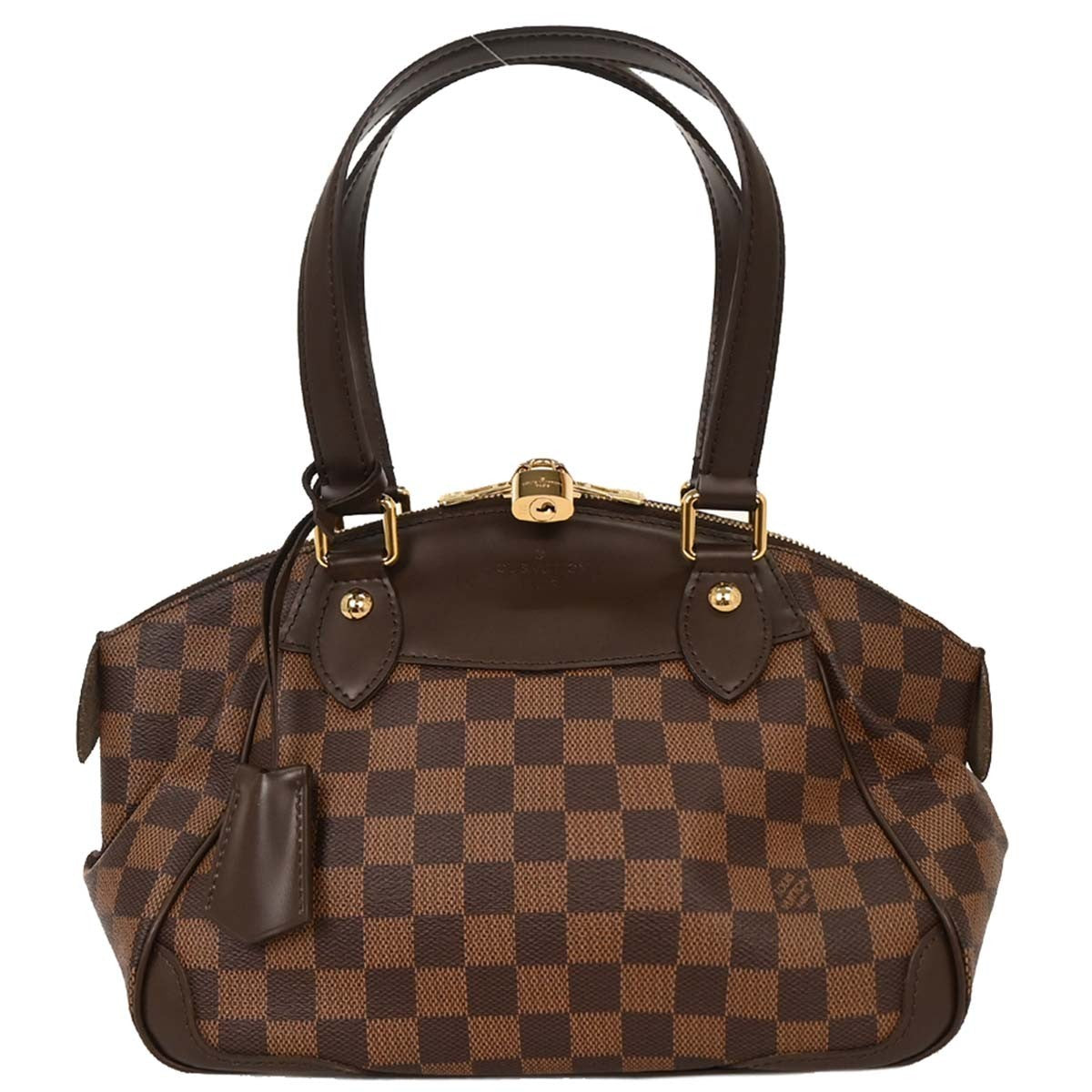 Louis Vuitton Verona Handbag Damier Brown Canvas Handbag (Pre-Owned)