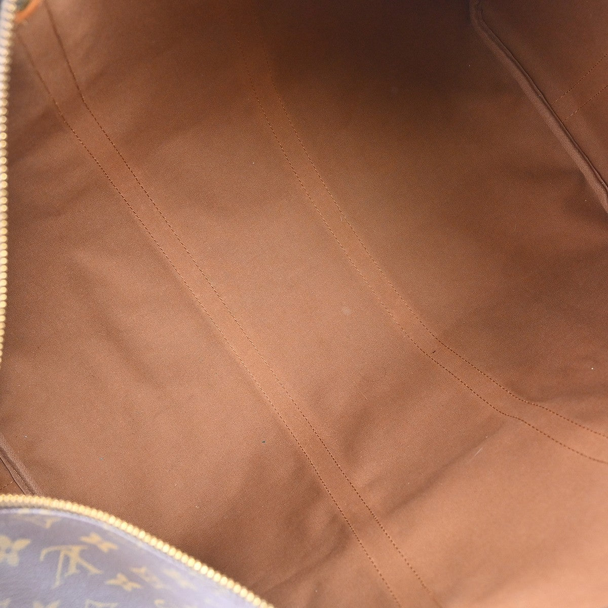 Louis Vuitton Keepall Bandouliere Bag Monogram Canvas Brown Canvas Travel Bag Bag (Pre-Owned)