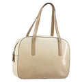 Prada Re-Edition 1995 Handbag Patent Leather Beige Patent_Leather Handbag (Pre-Owned)