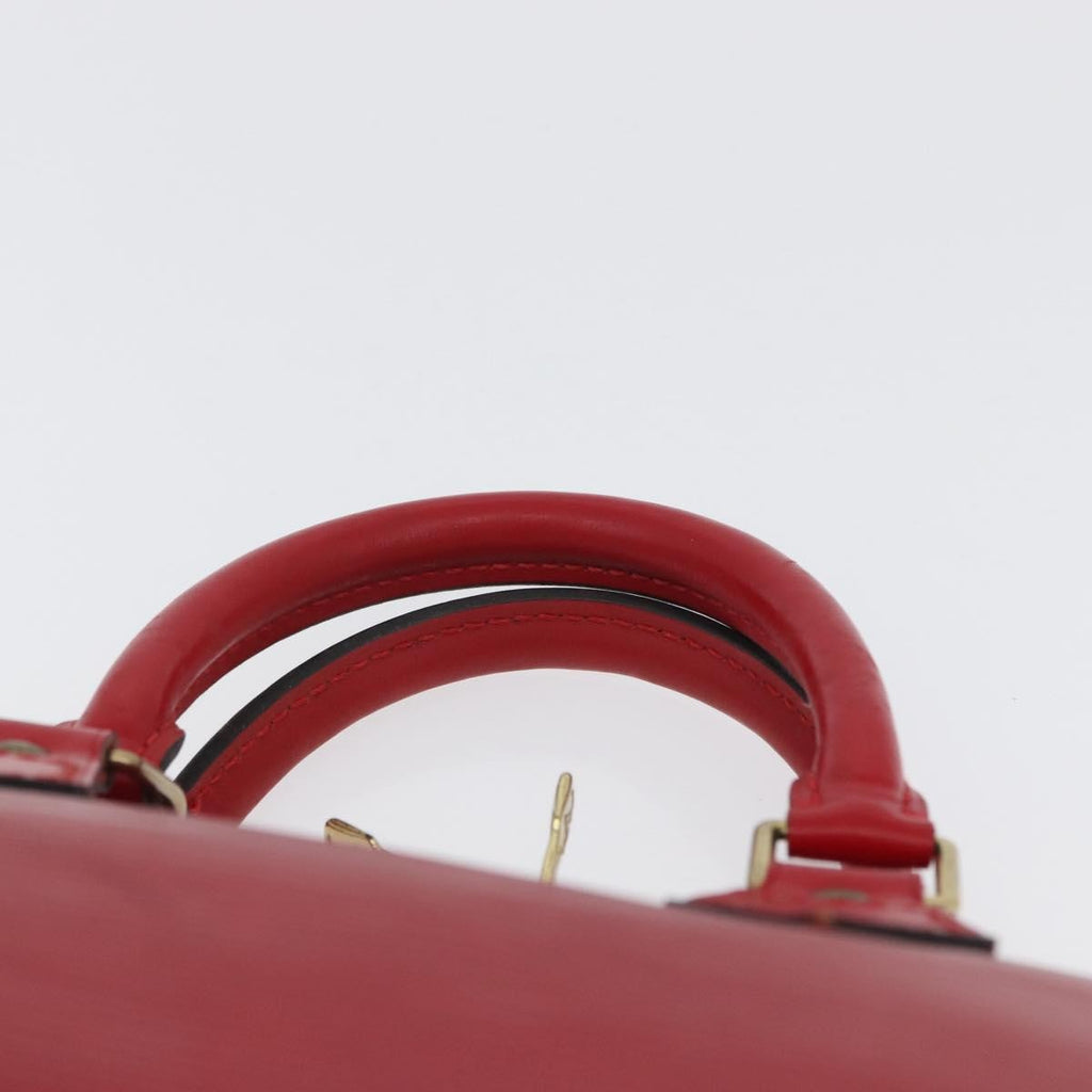 Louis Vuitton Alma Handbag Epi Leather Red Leather Handbag (Pre-Owned)