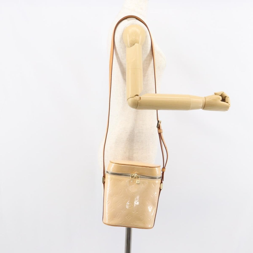 Louis Vuitton Sullivan Handbag Monogram Vernis Pink Patent_Leather Shoulder Bag Bag (Pre-Owned)