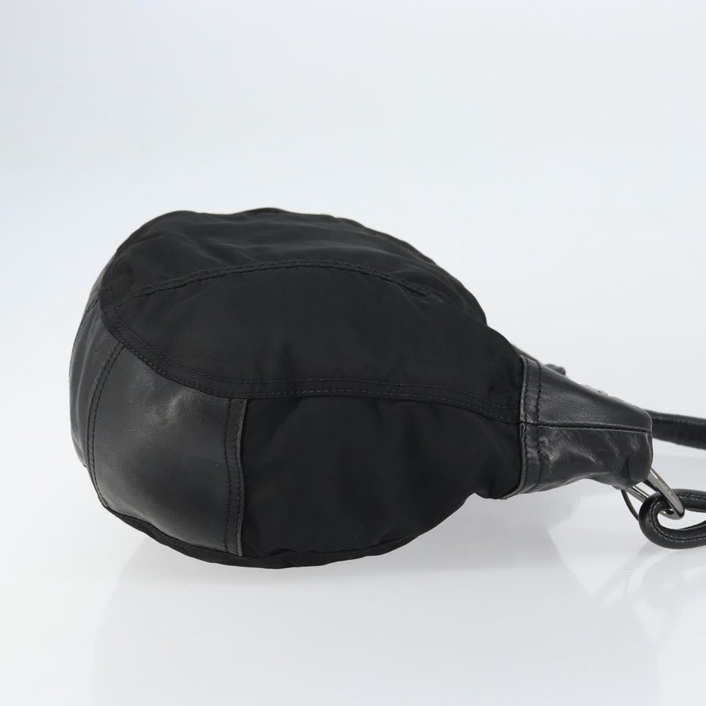 Prada Vintage Shoulder Bag Tessuto Black Nylon Shoulder Bag Bag (Pre-Owned)