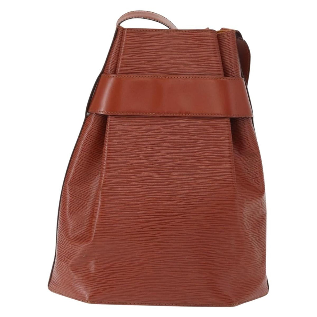 Louis Vuitton Vintage Sac D'epaule Handbag Epi Leather Brown Leather Shoulder Bag Bag (Pre-Owned)