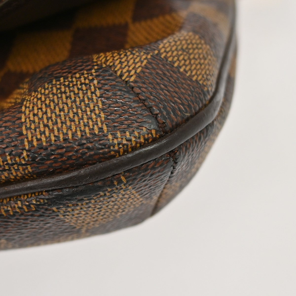Louis Vuitton Musette Tango Handbag Damier Brown Canvas Shoulder Bag Bag (Pre-Owned)