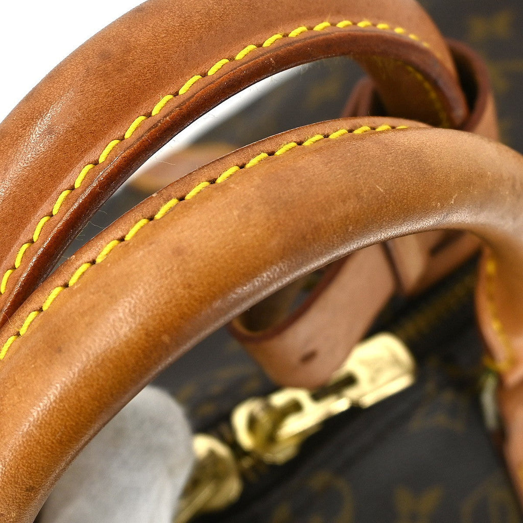 Louis Vuitton Keepall Bag Monogram Canvas Brown Canvas Travel Bag Bag (Pre-Owned)
