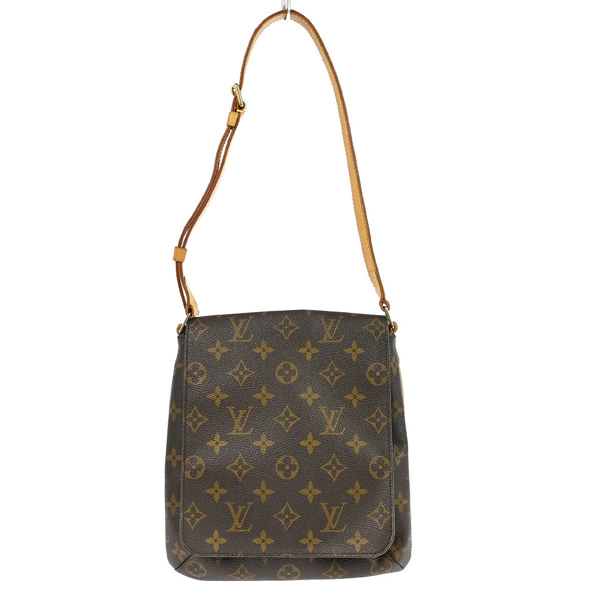 Louis Vuitton Musette Salsa Handbag Monogram Canvas Brown Canvas Shoulder Bag Bag (Pre-Owned)
