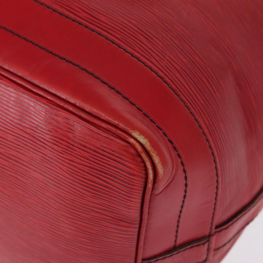 Louis Vuitton Noe Handbag Epi Leather Red Leather Shoulder Bag Bag (Pre-Owned)