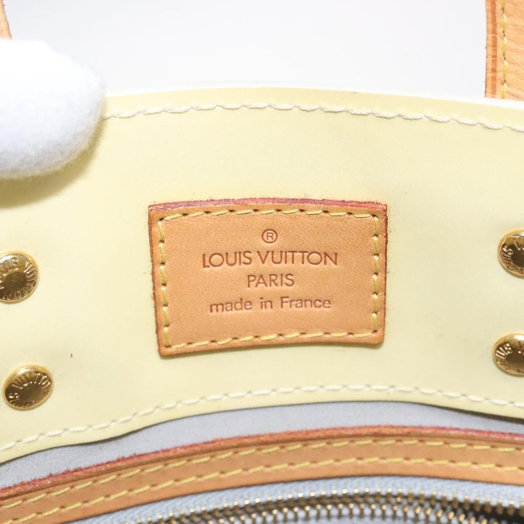 Louis Vuitton Reade Handbag Monogram Vernis Beige Patent_Leather Bag (Pre-Owned)