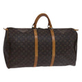 Louis Vuitton Keepall Bag Monogram Canvas Brown Canvas Travel Bag Bag (Pre-Owned)