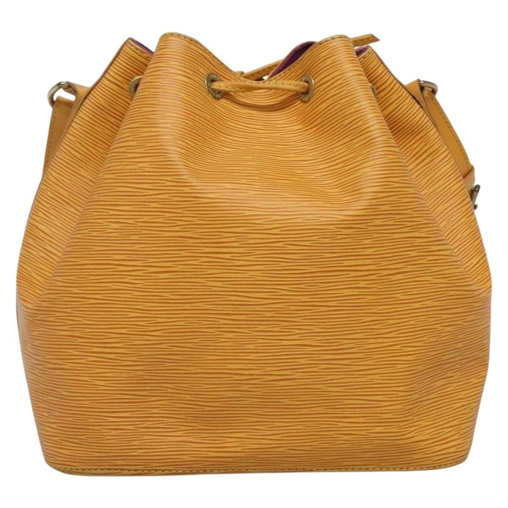 Louis Vuitton Noe Handbag Epi Leather Yellow Leather Bag (Pre-Owned)