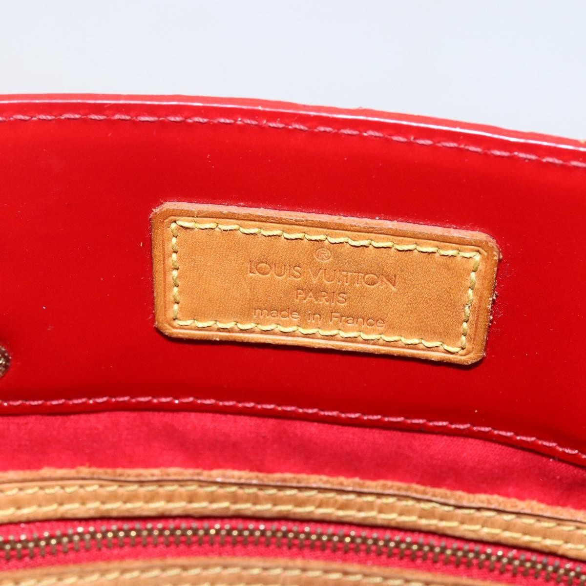Louis Vuitton Reade Handbag Monogram Vernis Red Patent_Leather Handbag (Pre-Owned)