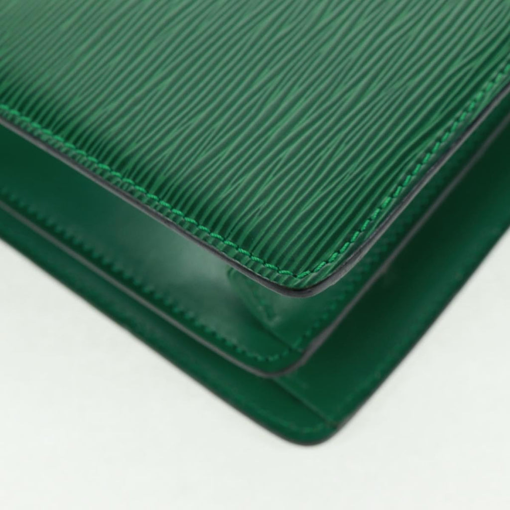 Louis Vuitton Capucines Shoulder Bag Epi Leather Green Leather Shoulder Bag Bag (Pre-Owned)