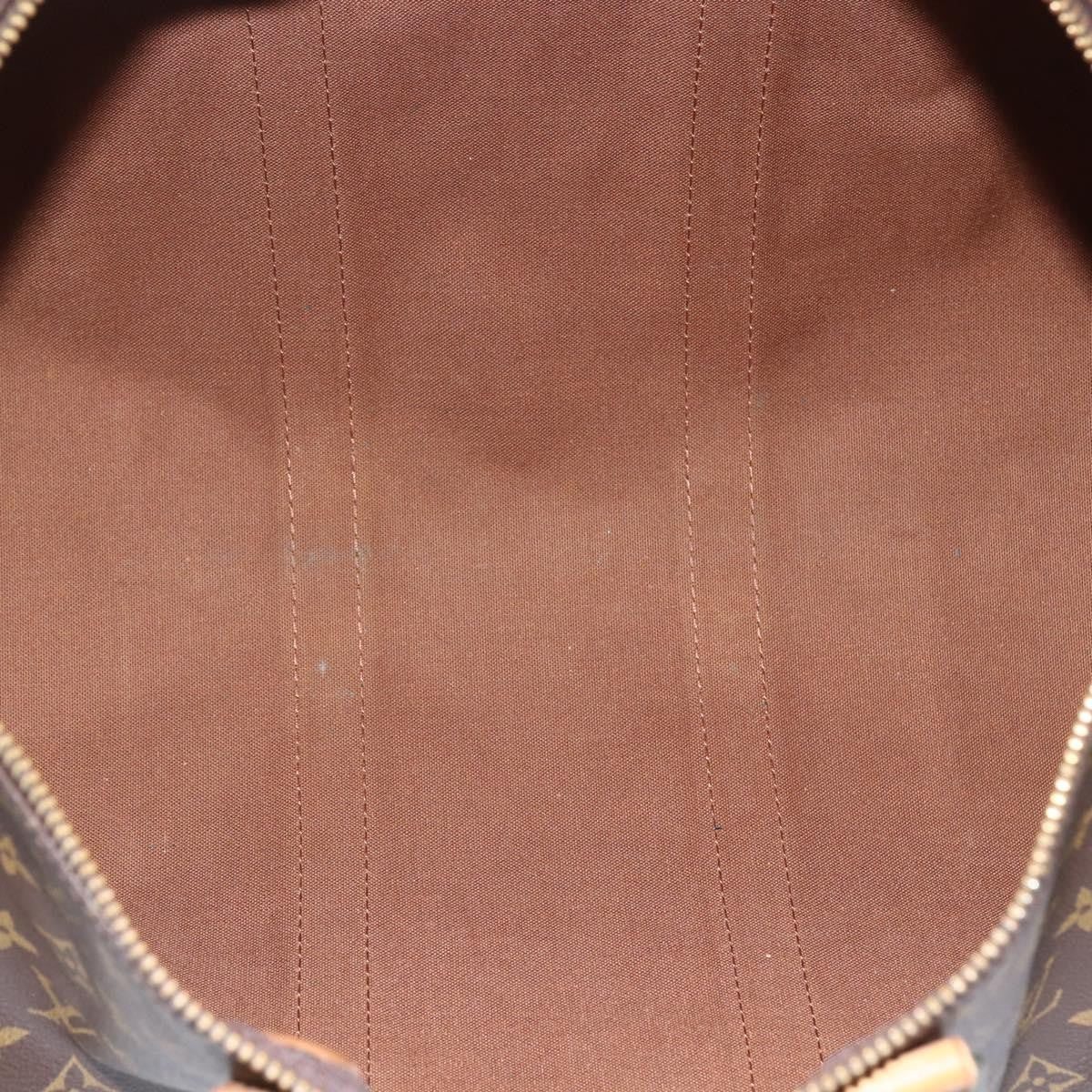 Louis Vuitton Keepall Bag Monogram Canvas Brown Canvas Travel Bag Bag (Pre-Owned)