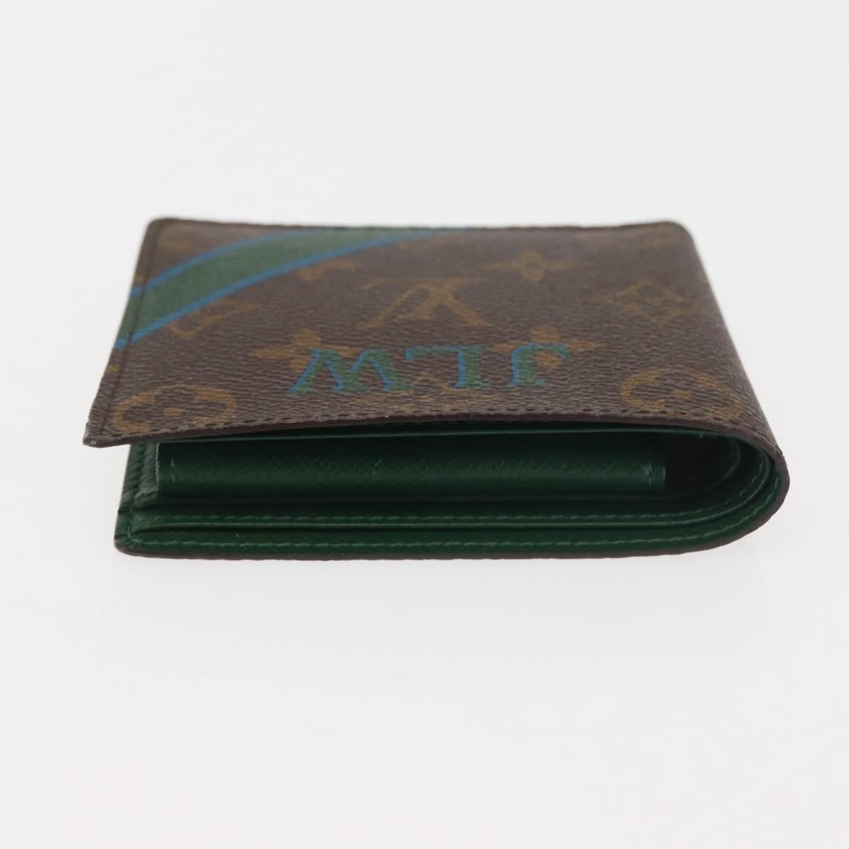 Louis Vuitton Marco Wallet Monogram Canvas Brown Canvas Wallets Accessory (Pre-Owned)