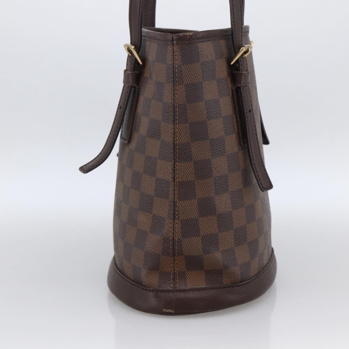 Louis Vuitton Marais Bucket Bag Damier Brown Canvas Shoulder Bag Bag (Pre-Owned)