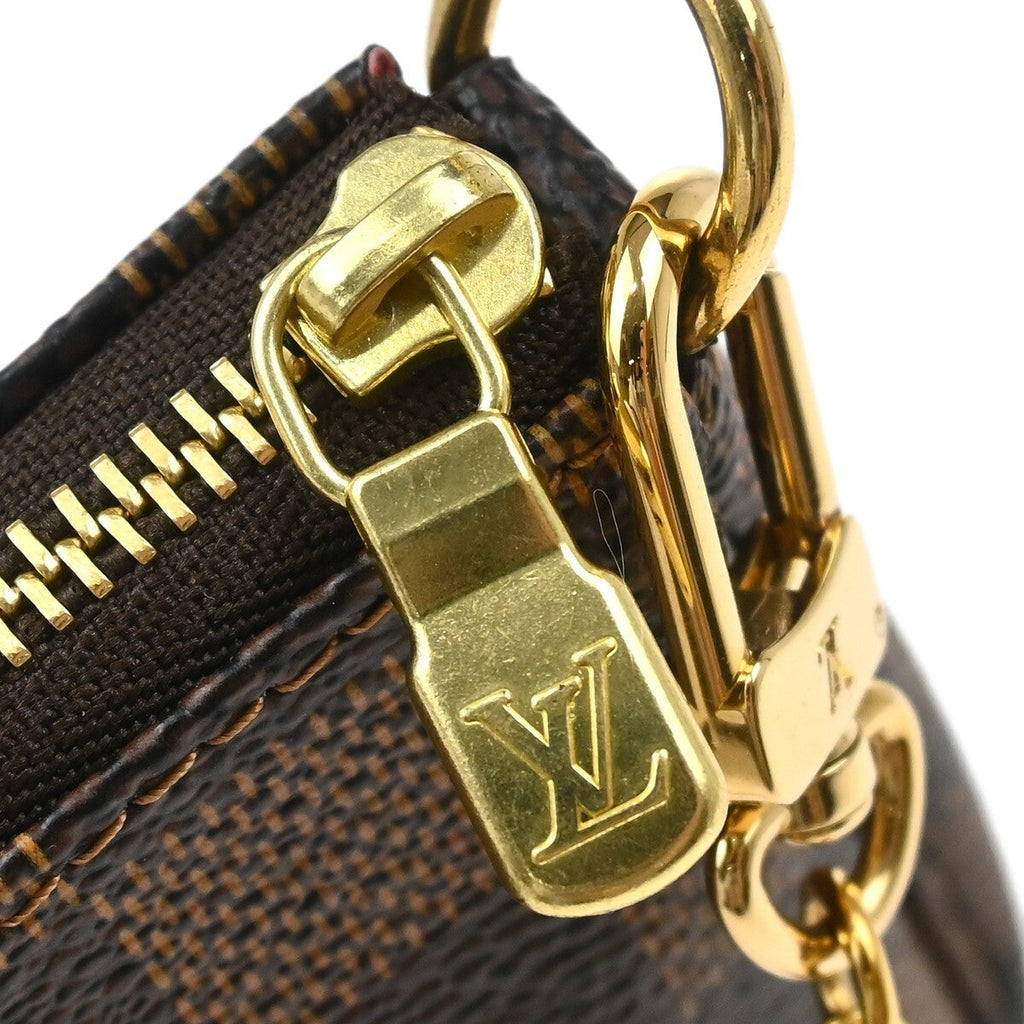Louis Vuitton Pochette Accessoires Limited Edition Damier Brown Canvas Clutche & Pouche Bag (Pre-Owned)