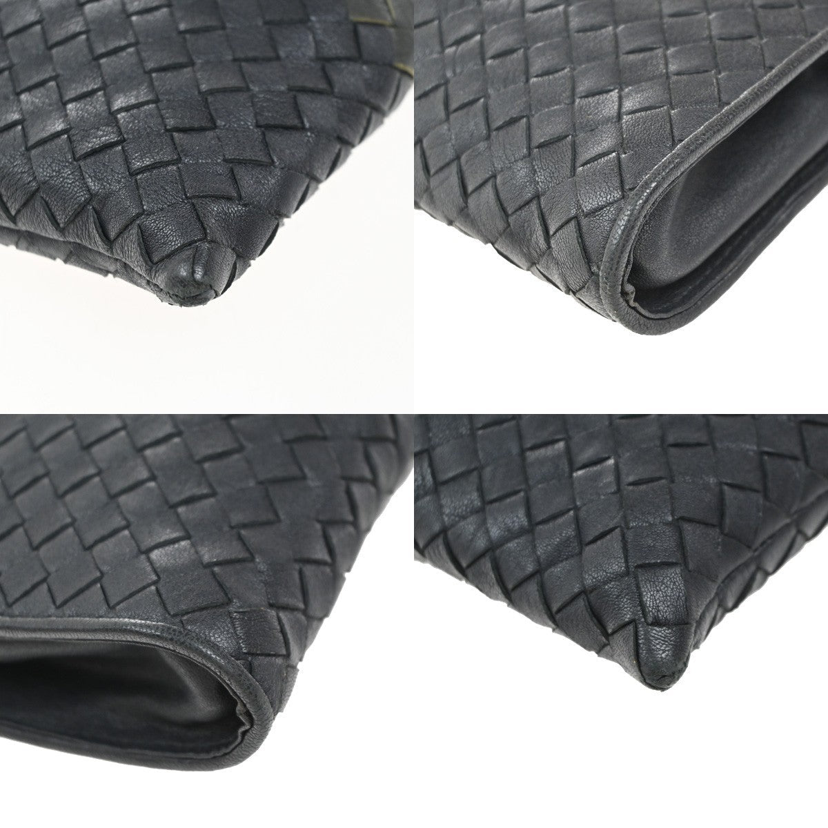 Bottega Veneta Portfolio Pouch Intrecciato Nappa Multicolour Leather Clutche & Pouche Bag (Pre-Owned)