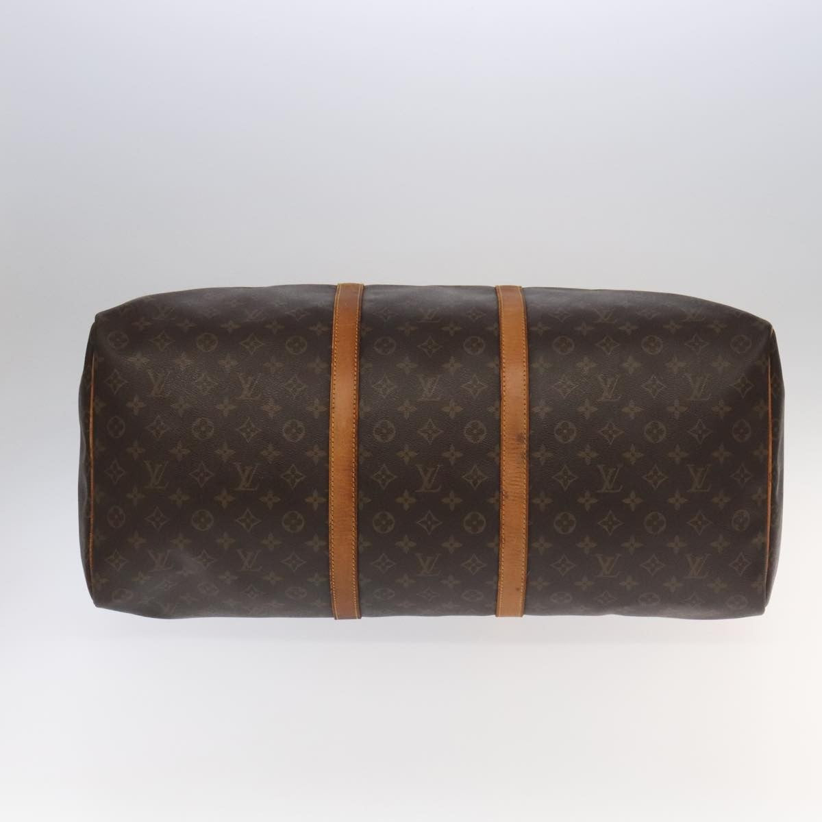 Louis Vuitton Keepall Bag Monogram Canvas Brown Canvas Travel Bag Bag (Pre-Owned)