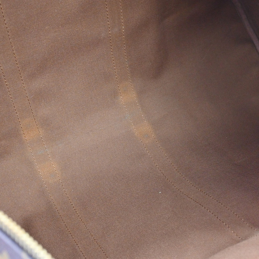 Louis Vuitton Keepall Bag Monogram Canvas Brown Canvas Travel Bag Bag (Pre-Owned)