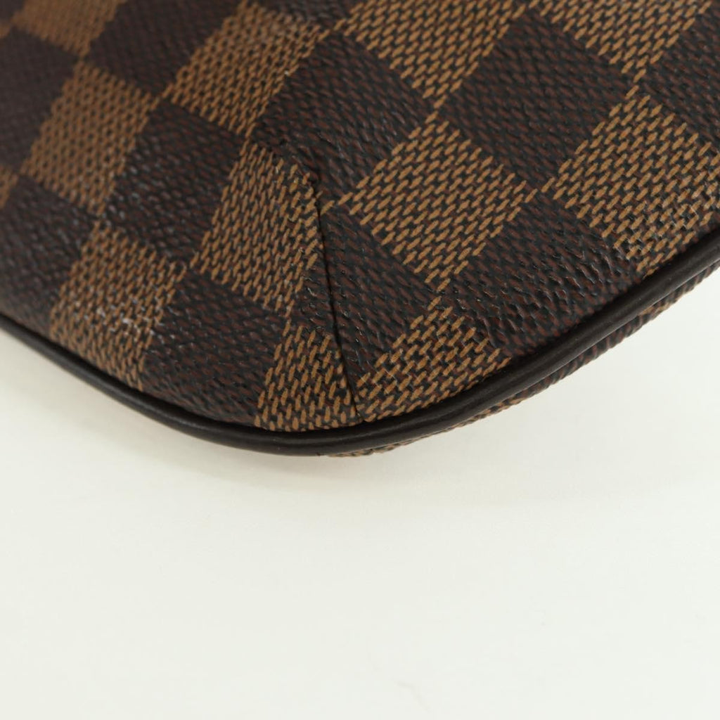Louis Vuitton Manosque Pochette Damier Brown Canvas Clutche & Pouche Bag (Pre-Owned)