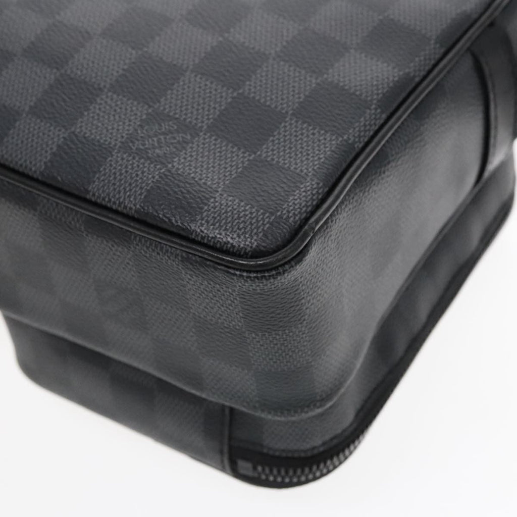 Louis Vuitton Utility Business Bag Damier Graphite Gray Canvas Shoulder Bag Bag (Pre-Owned)
