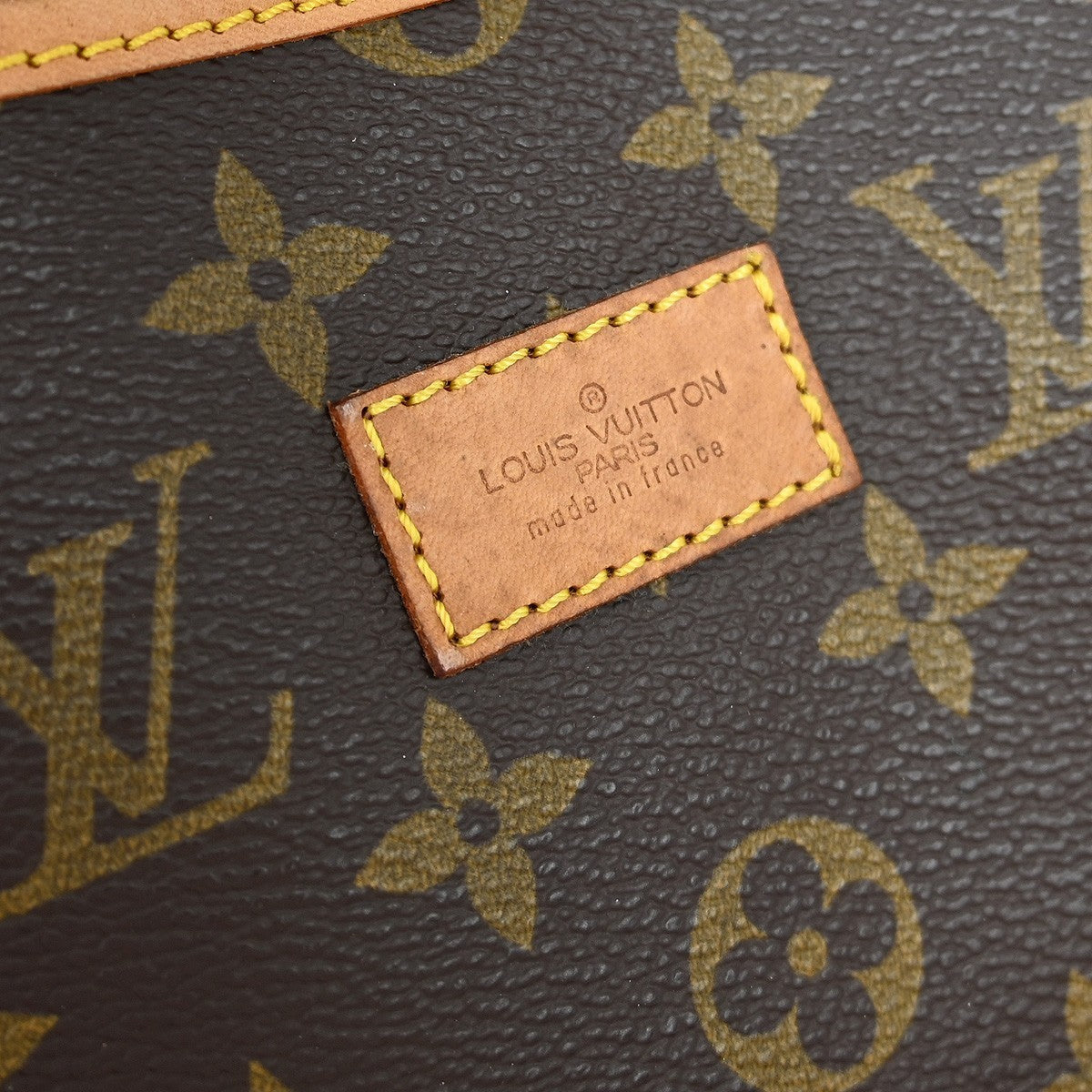 Louis Vuitton Saumur Handbag Monogram Canvas Brown Canvas Shoulder Bag Bag (Pre-Owned)