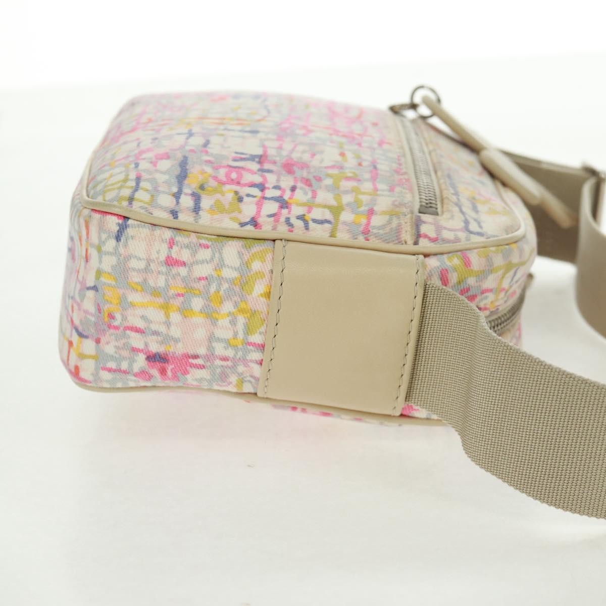 Chanel Vintage Clover Camera Bag Printed Canvas Multicolour Canvas Shoulder Bag Bag (Pre-Owned)