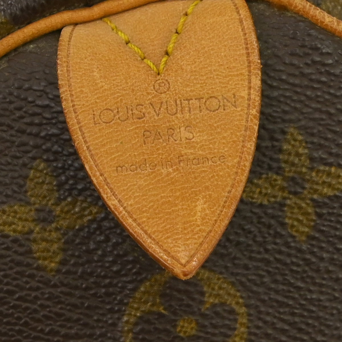 Louis Vuitton Speedy Handbag Monogram Canvas Brown Canvas Handbag (Pre-Owned)
