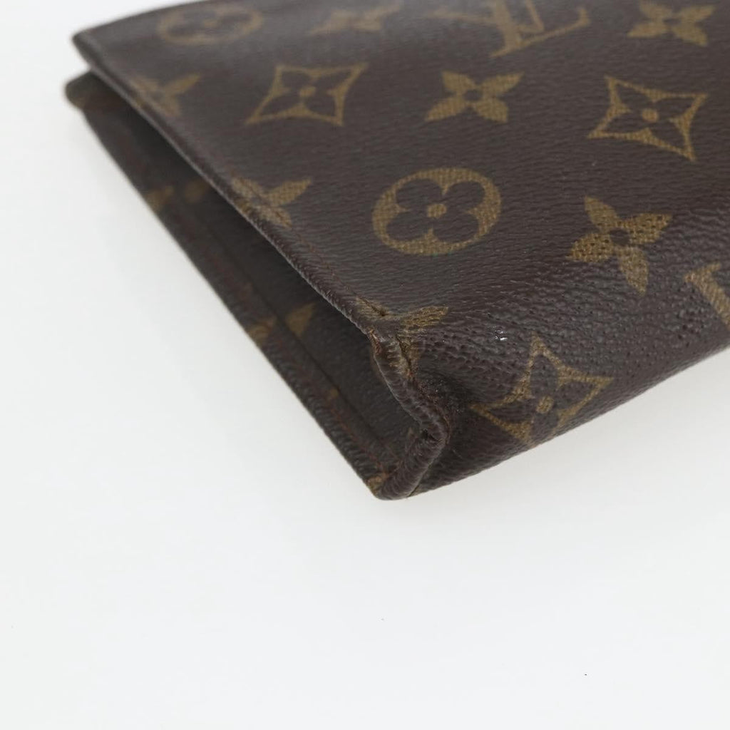 Louis Vuitton Toiletry Pouch Monogram Canvas Brown Canvas Clutche & Pouche Bag (Pre-Owned)