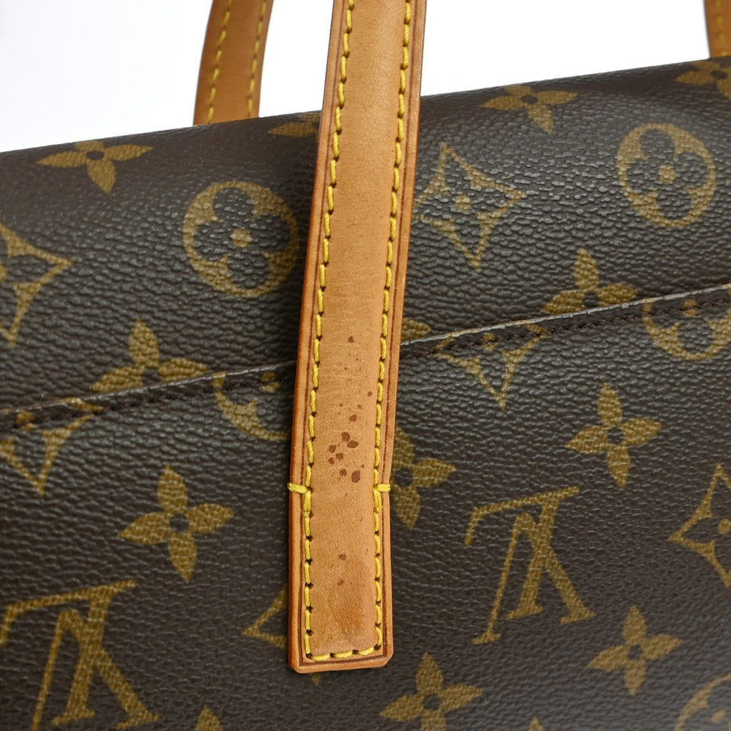 Louis Vuitton Sonatine Handbag Monogram Canvas Brown Canvas Handbag (Pre-Owned)