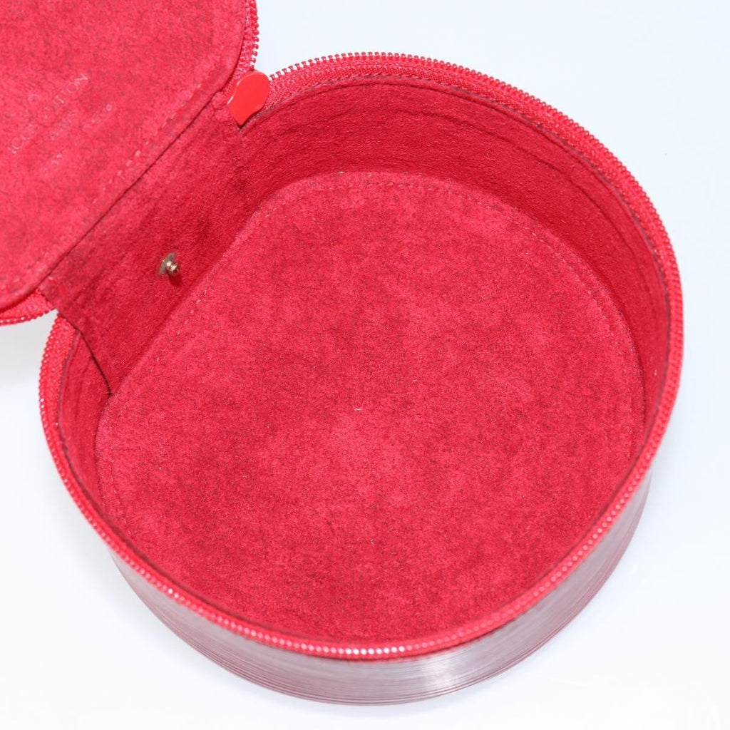 Louis Vuitton Ecrin Bijoux Pouch Epi Leather Red Leather Jewelry Set Jewelry (Pre-Owned)