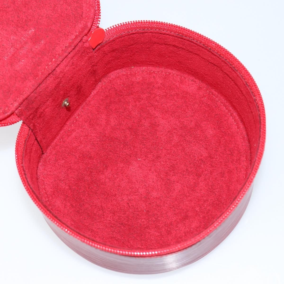 Louis Vuitton Ecrin Bijoux Pouch Epi Leather Red Leather Jewelry Set Jewelry (Pre-Owned)