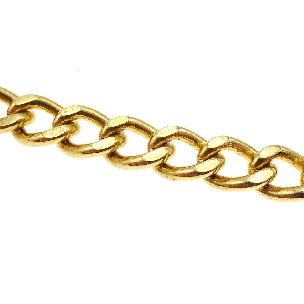 Chanel Vintage Cc Turnlock Chain Bracelet Metal Gold Gold_Plated Bracelet Jewelry (Pre-Owned)