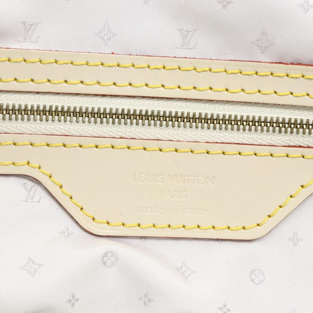 Louis Vuitton Suhali Lockit Handbag Leather White Leather Handbag (Pre-Owned)