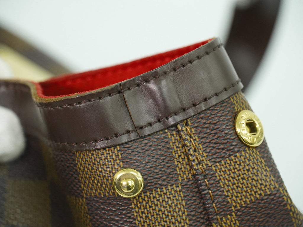 Louis Vuitton Hampstead Handbag Damier Brown Canvas Tote Bag Bag (Pre-Owned)