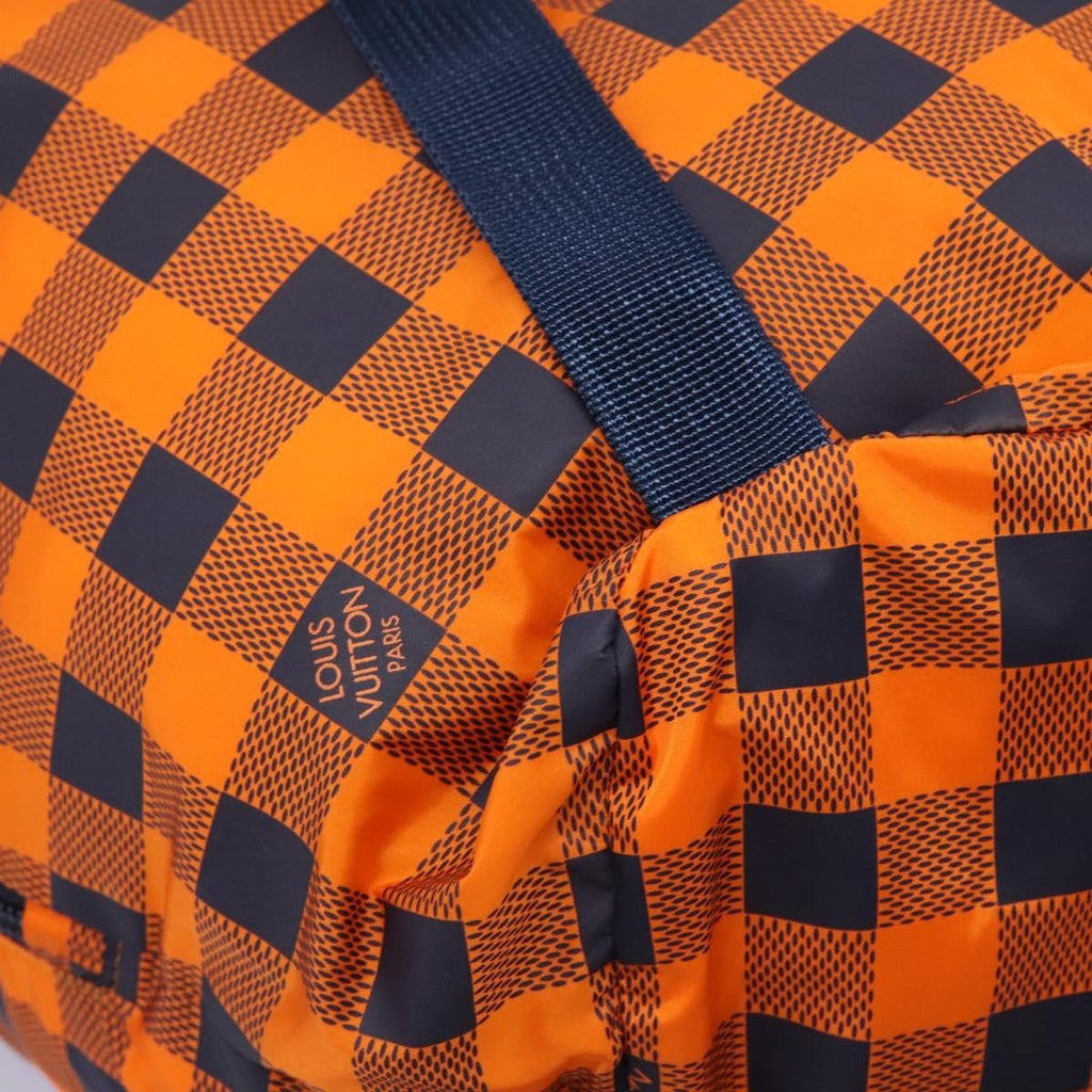 Louis Vuitton Aventure Backpack Damier Nylon Orange Nylon Backpack Bag (Pre-Owned)