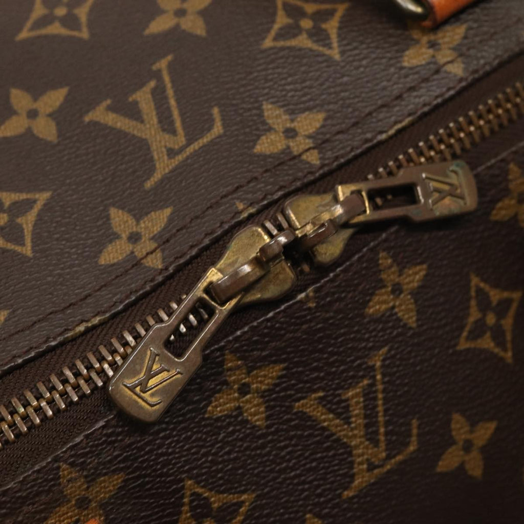 Louis Vuitton Keepall Bag Monogram Canvas Brown Canvas Travel Bag Bag (Pre-Owned)