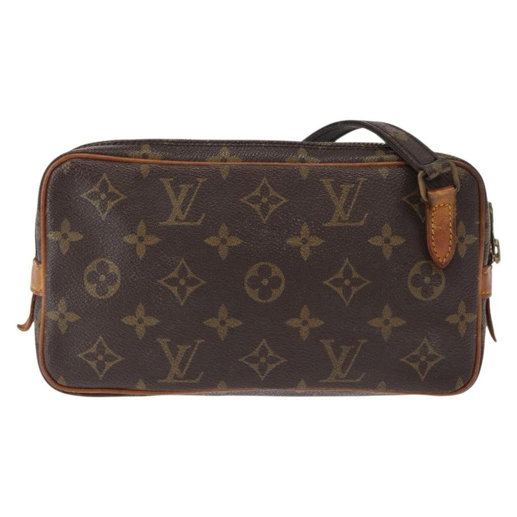 Louis Vuitton Pochette Marly Bandouliere Bag Monogram Canvas Brown Canvas Shoulder Bag Bag (Pre-Owned)