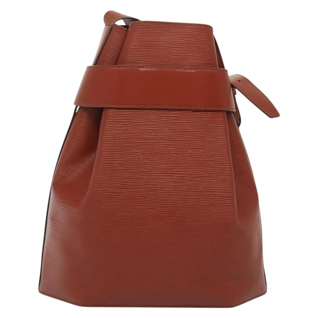 Louis Vuitton Vintage Sac D'epaule Handbag Epi Leather Brown Leather Bag (Pre-Owned)